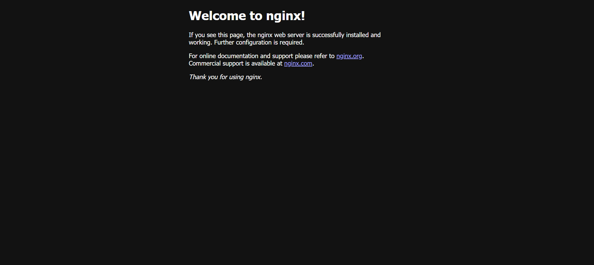 nginx